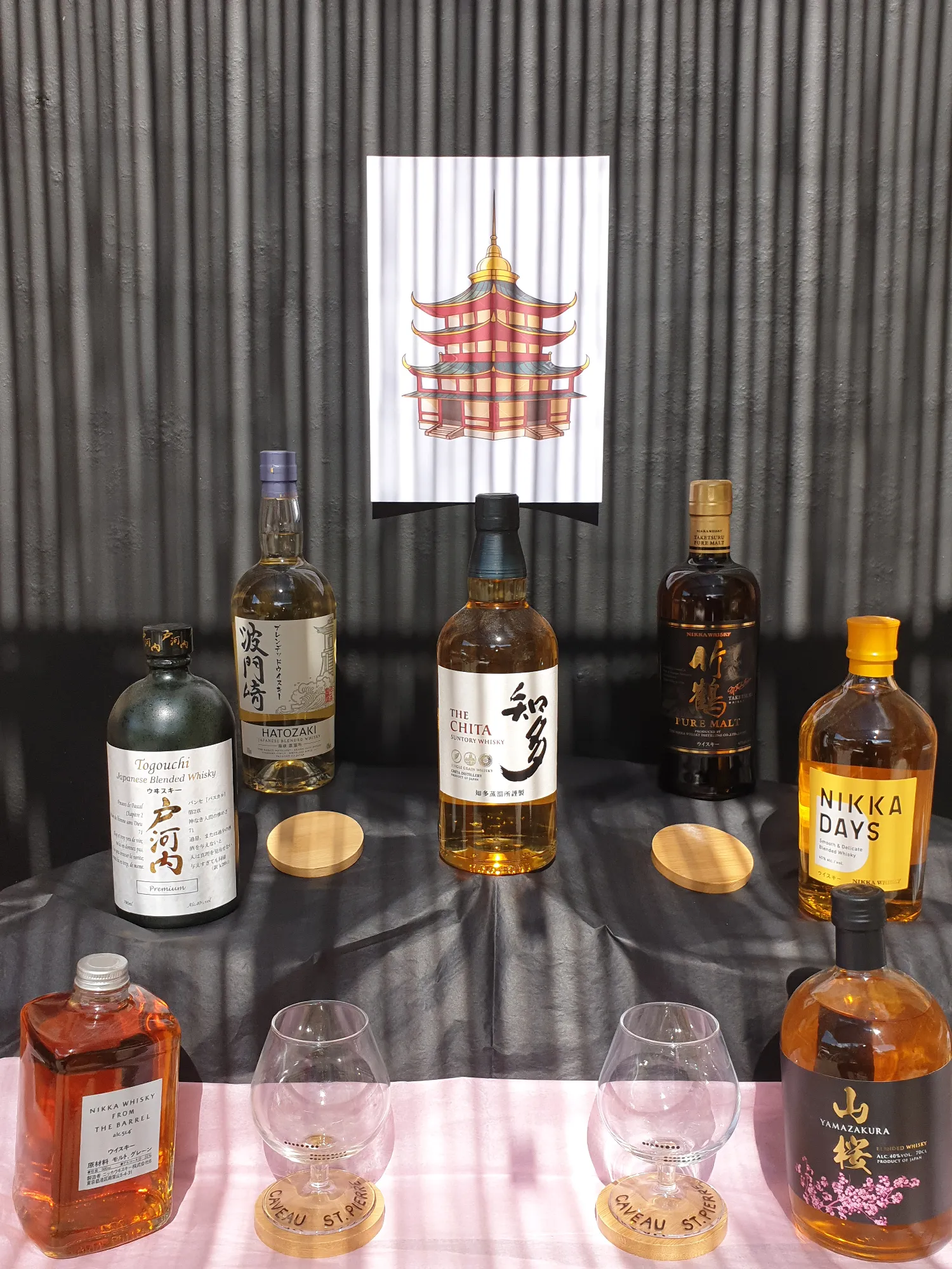 Bouteilles de whisky