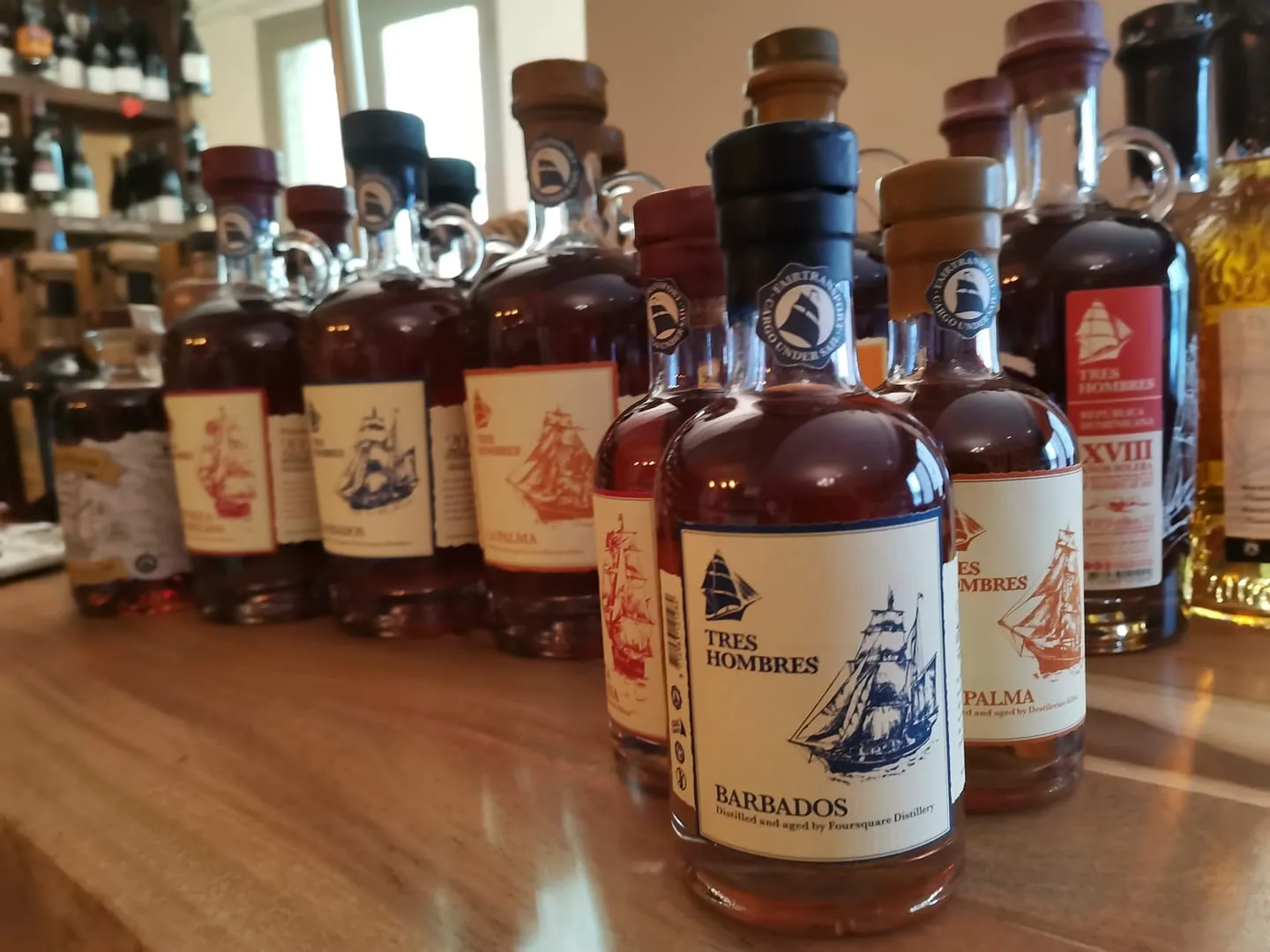 Bouteilles de rhum